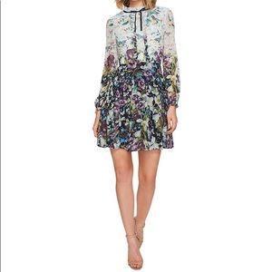 Ted Baker Meelia Floral Print Chiffon Dress